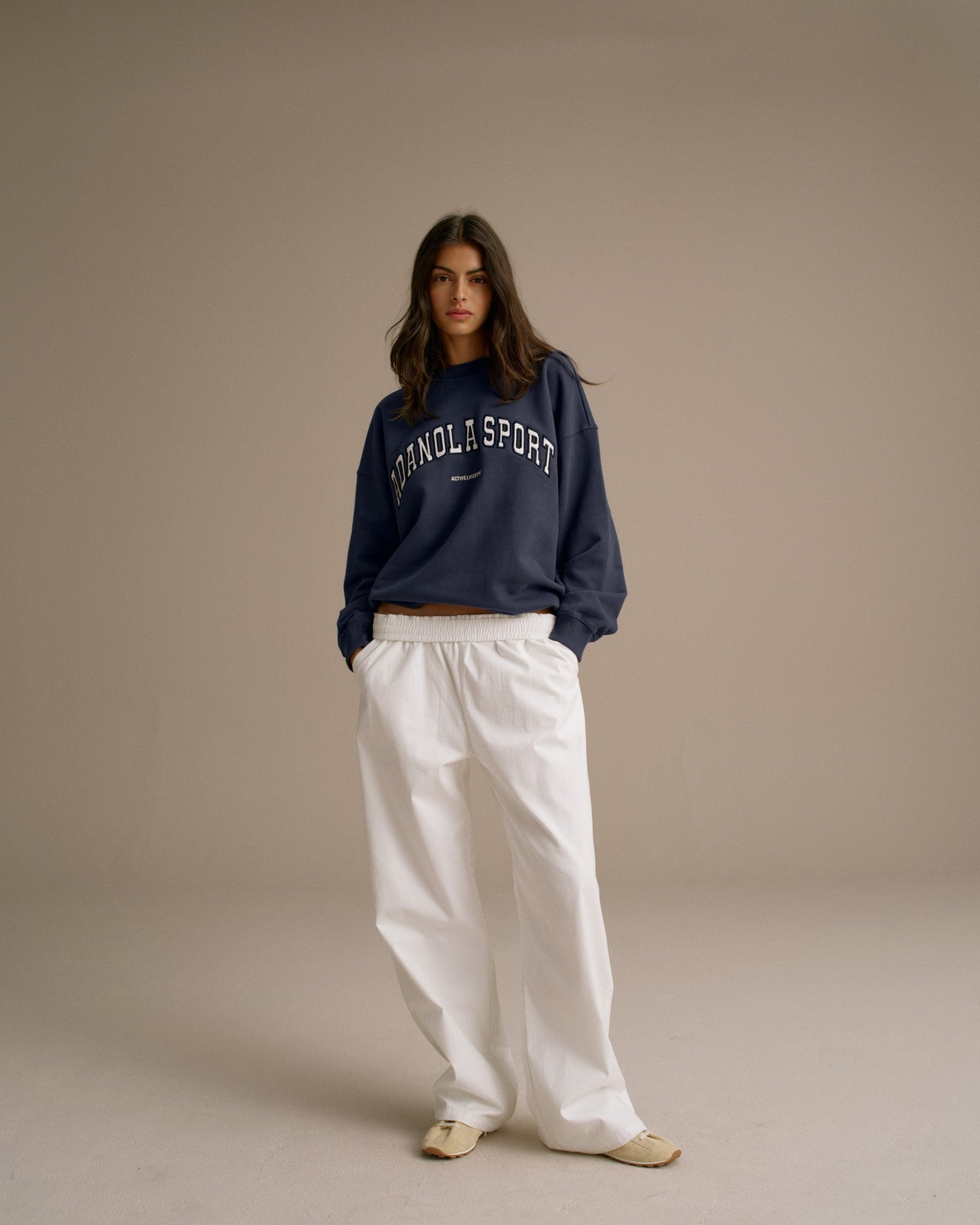 AS Oversized Sweatshirt - Washed Midnight Blue