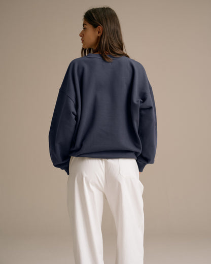 AS Oversized Sweatshirt - Washed Midnight Blue