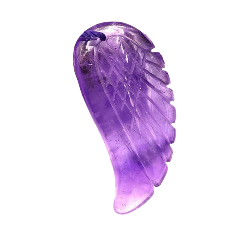 Amethyst Angel Wing Pendant (Free Gift)