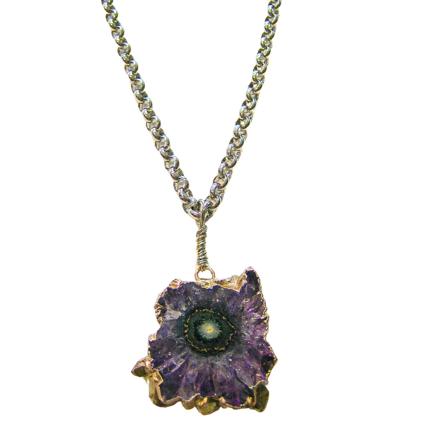Amethyst Stalactite One-of-a-kind Necklace