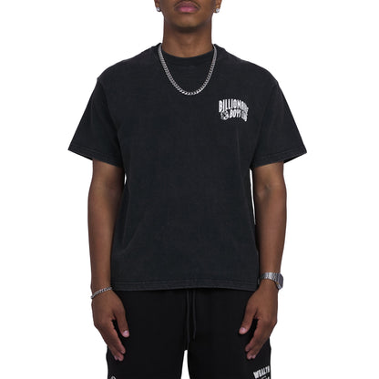 Faded Curve Tee | Black