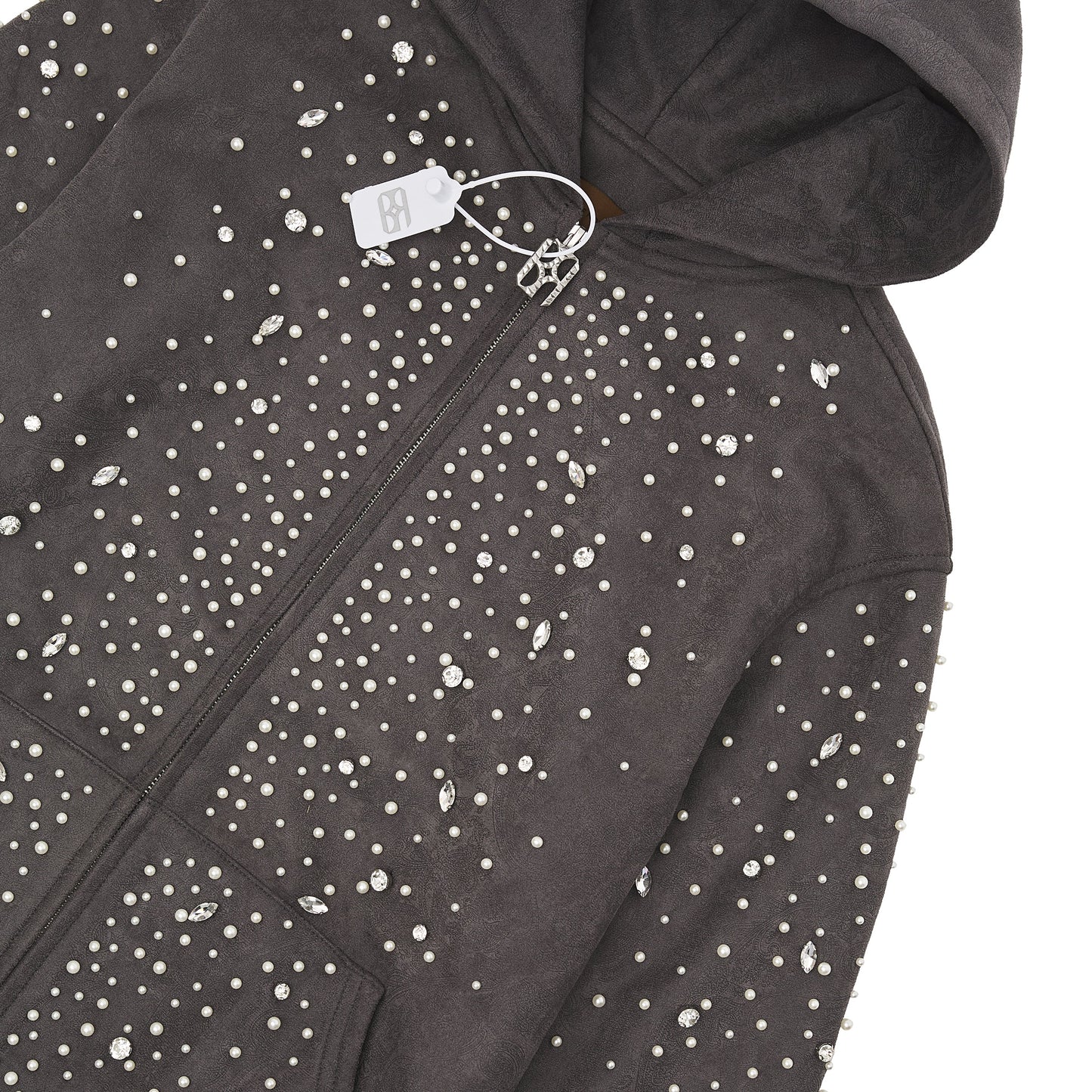 Cashew Blossom Pearl Hoodie | Black