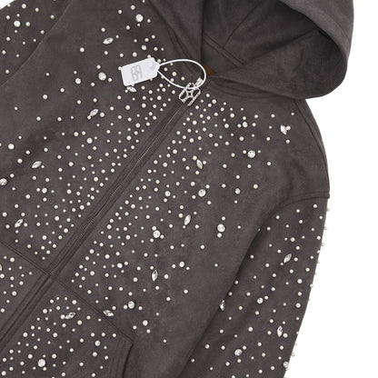 Cashew Blossom Pearl Hoodie | Black