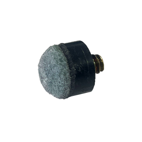 Blue Leather Cue Tip - SCREW IN - 12mm