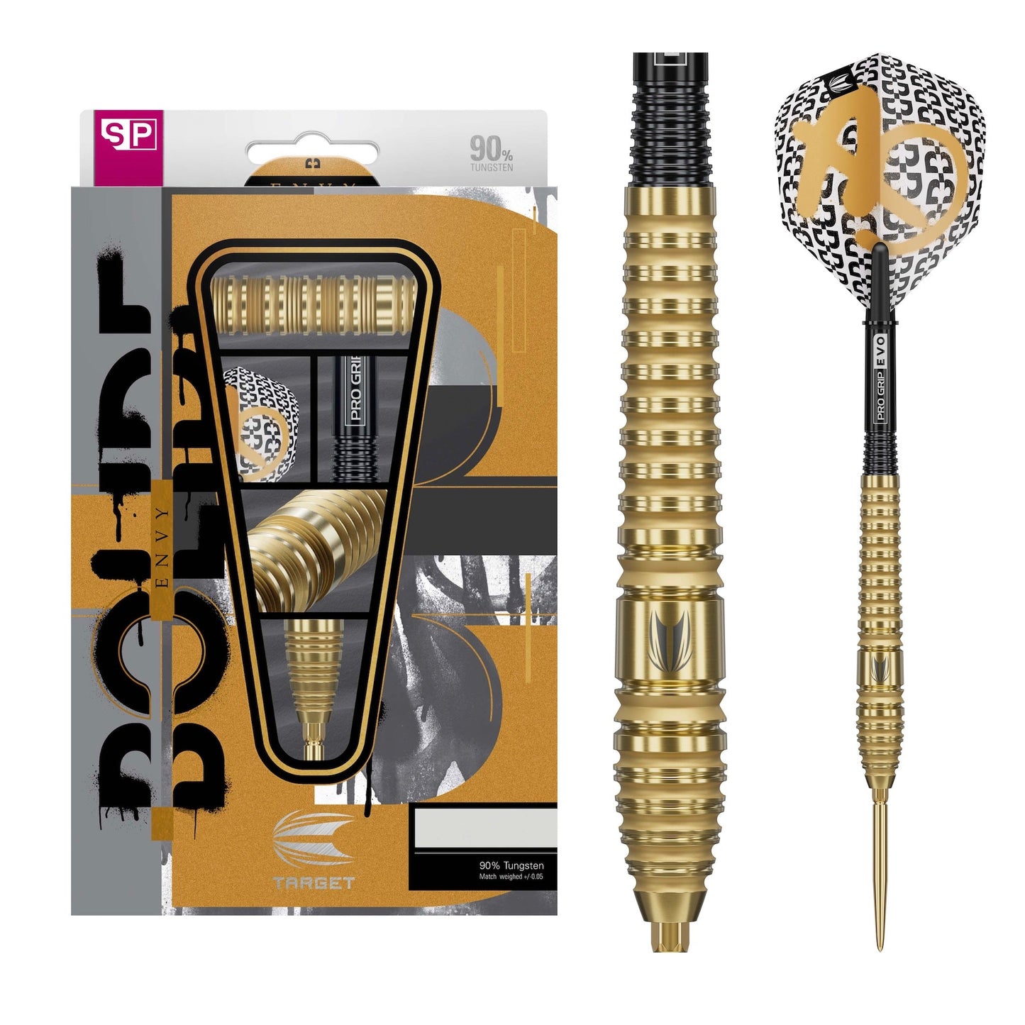 TARGET - 26g - Bolide Envy SP03 - Steel Tip Swiss Point - 90% Tungsten Darts
