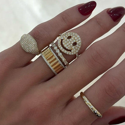 Best of Both Baguette and Round Eternity Band