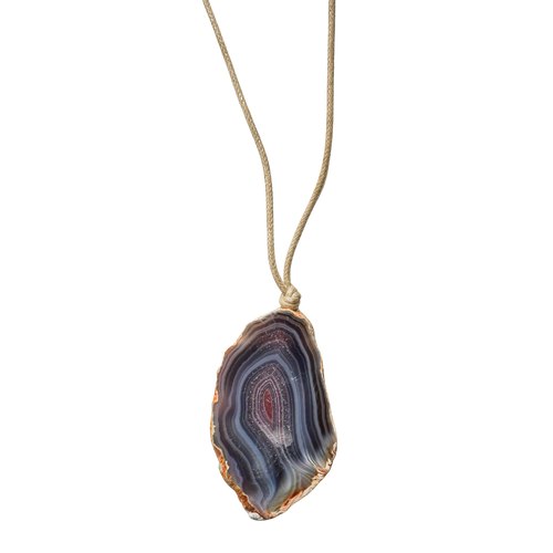 Botswana Agate Pendant Necklace