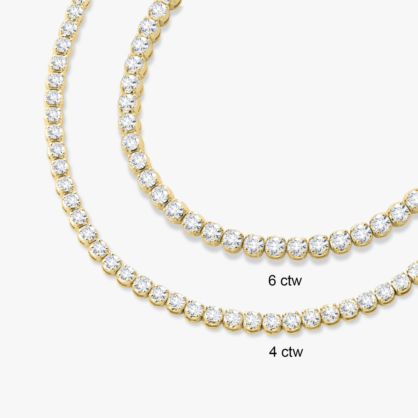 Buttercup Laboratory Grown Diamond Scalloped Tennis Bracelet