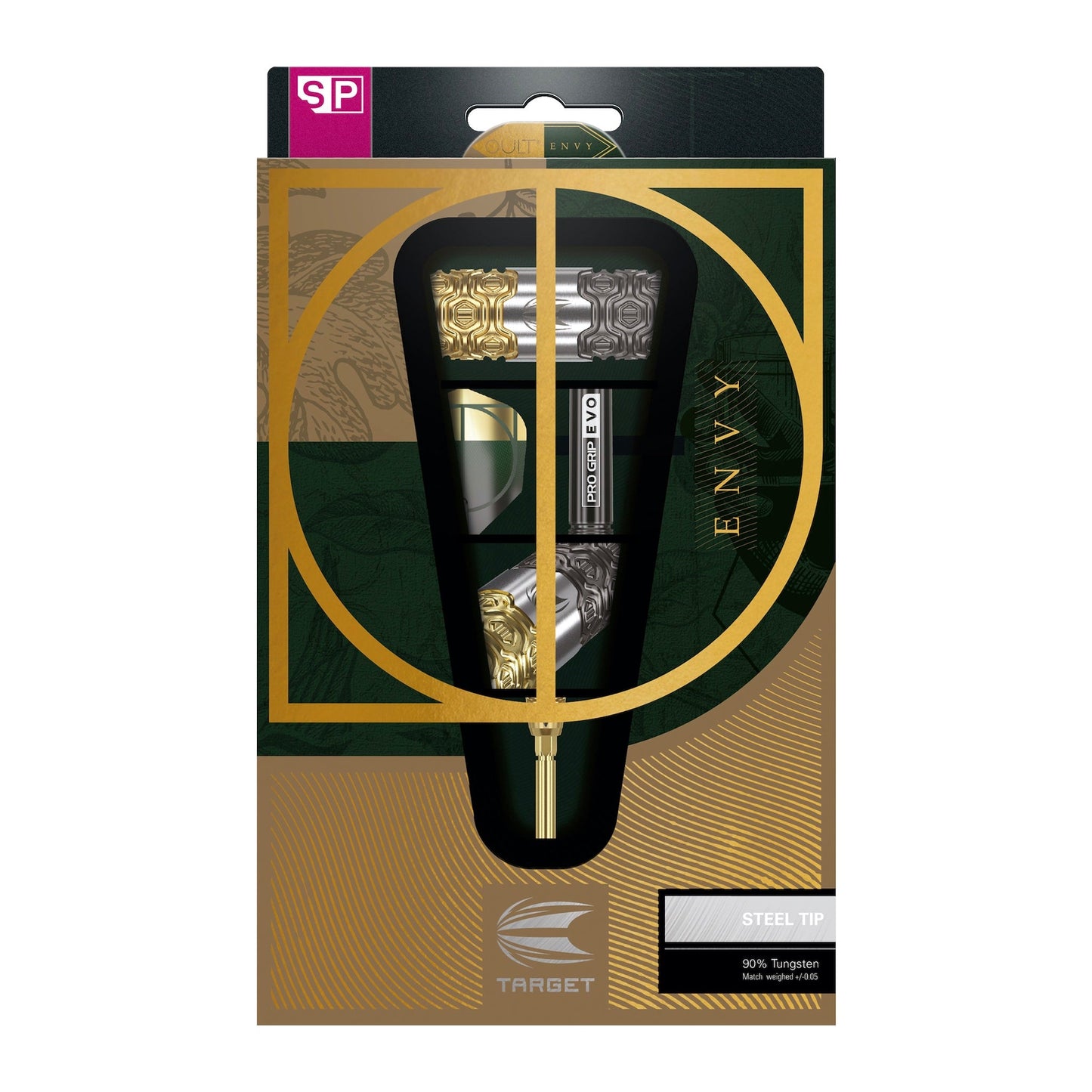 TARGET - Cult Envy SP02 Steel Tip Darts - 90% Tungsten - 23g