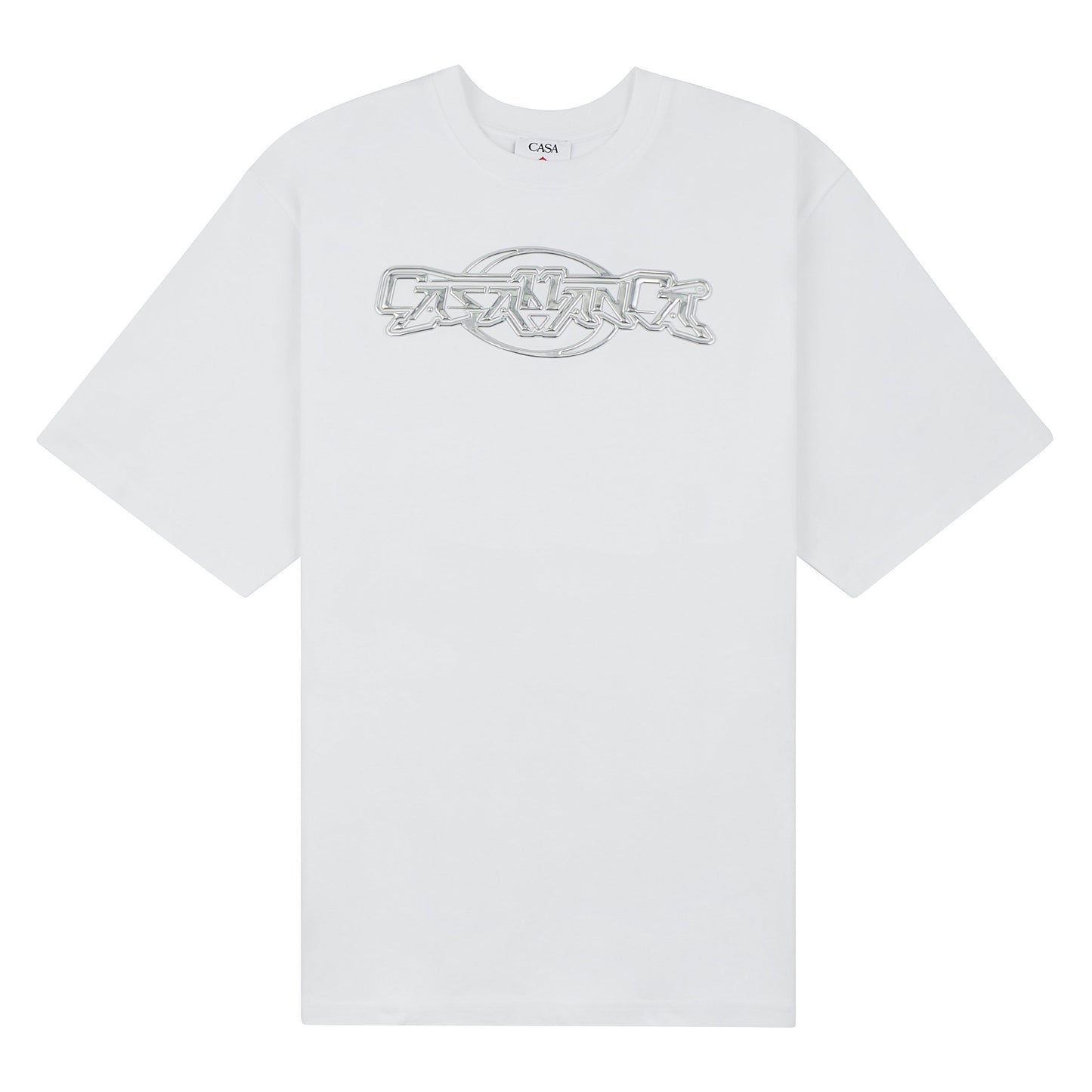 Casa Chrome Tee | White