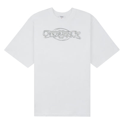 Casa Chrome Tee | White