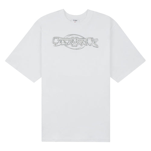 Casa Chrome Tee | White