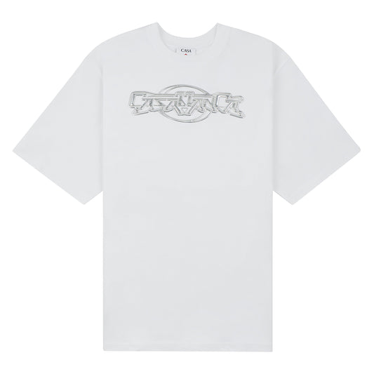 Casa Chrome Tee | White