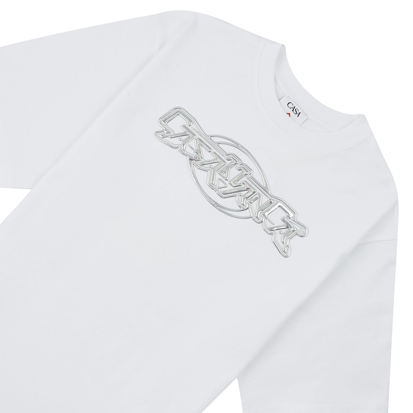 Casa Chrome Tee | White