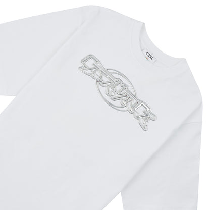 Casa Chrome Tee | White