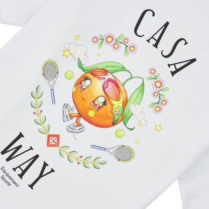 Casa Way Mascot Tee | Bright White