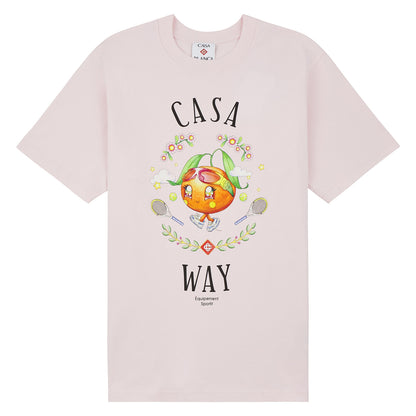 Casa Way Mascot Tee | Pale Pink
