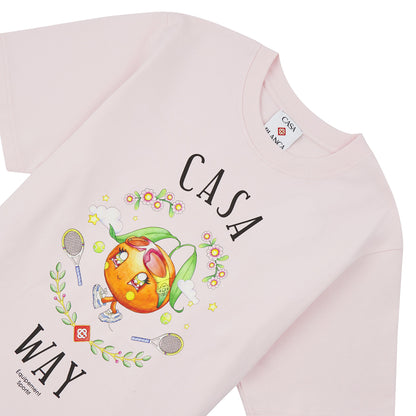 Casa Way Mascot Tee | Pale Pink