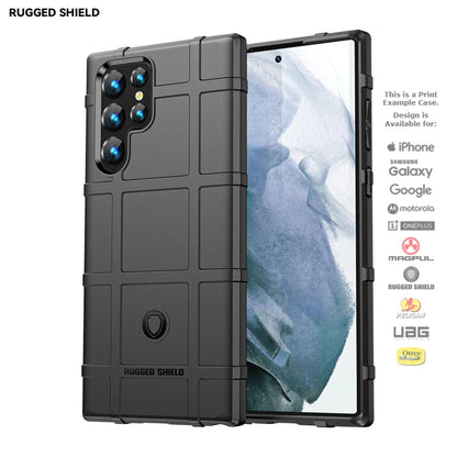Rugged Shield Branded Solid Color TPU Cases for Samsung Galaxy Phone Models