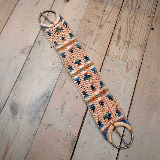 1940's-50's Colored Woven Horse Cinch