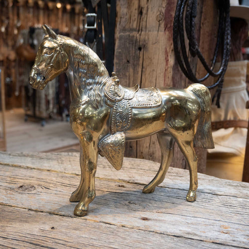 1950's Gold Clad Finish Horse Statue