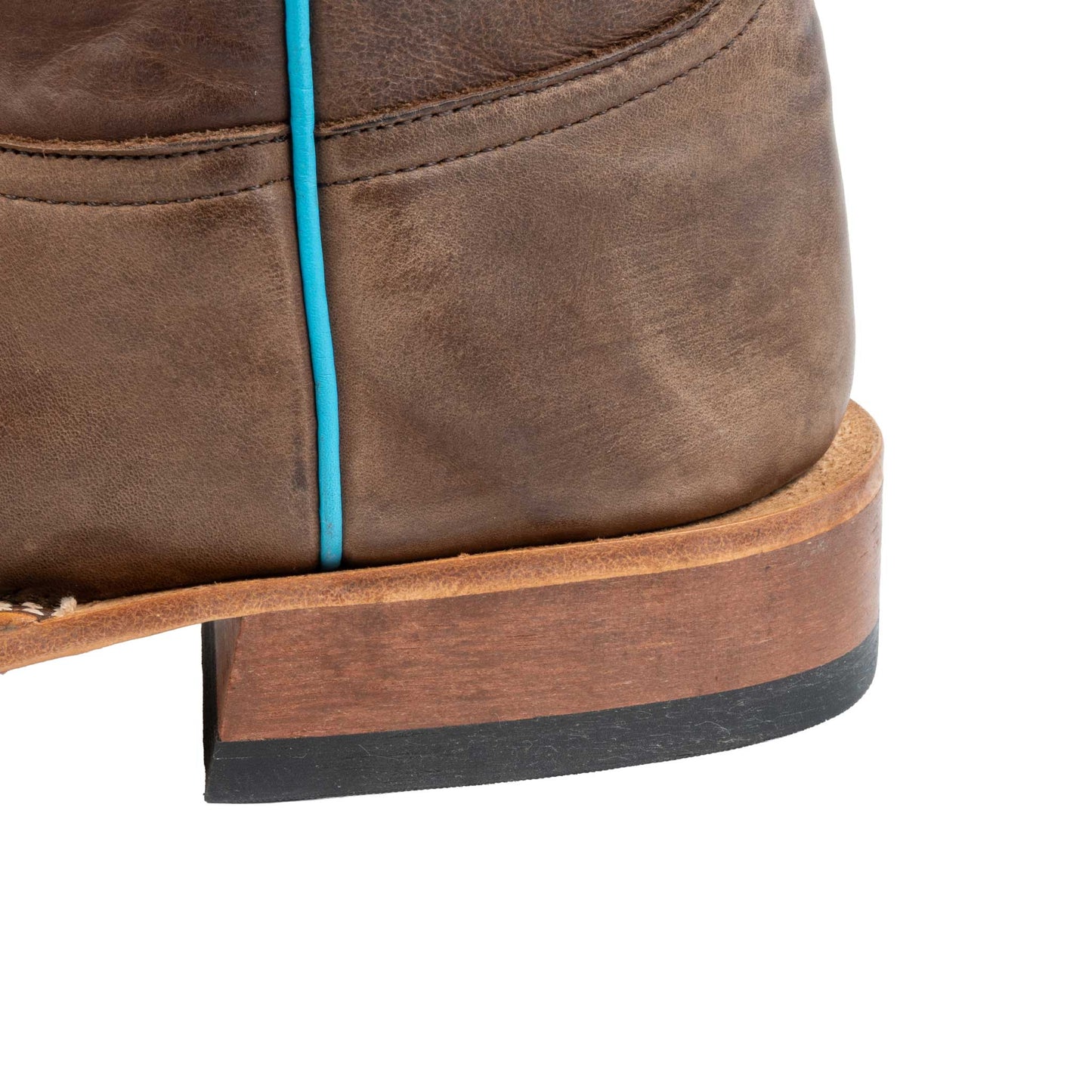 Anderson Bean Men's Square Toe Dark Brown Barcelona Western Boot