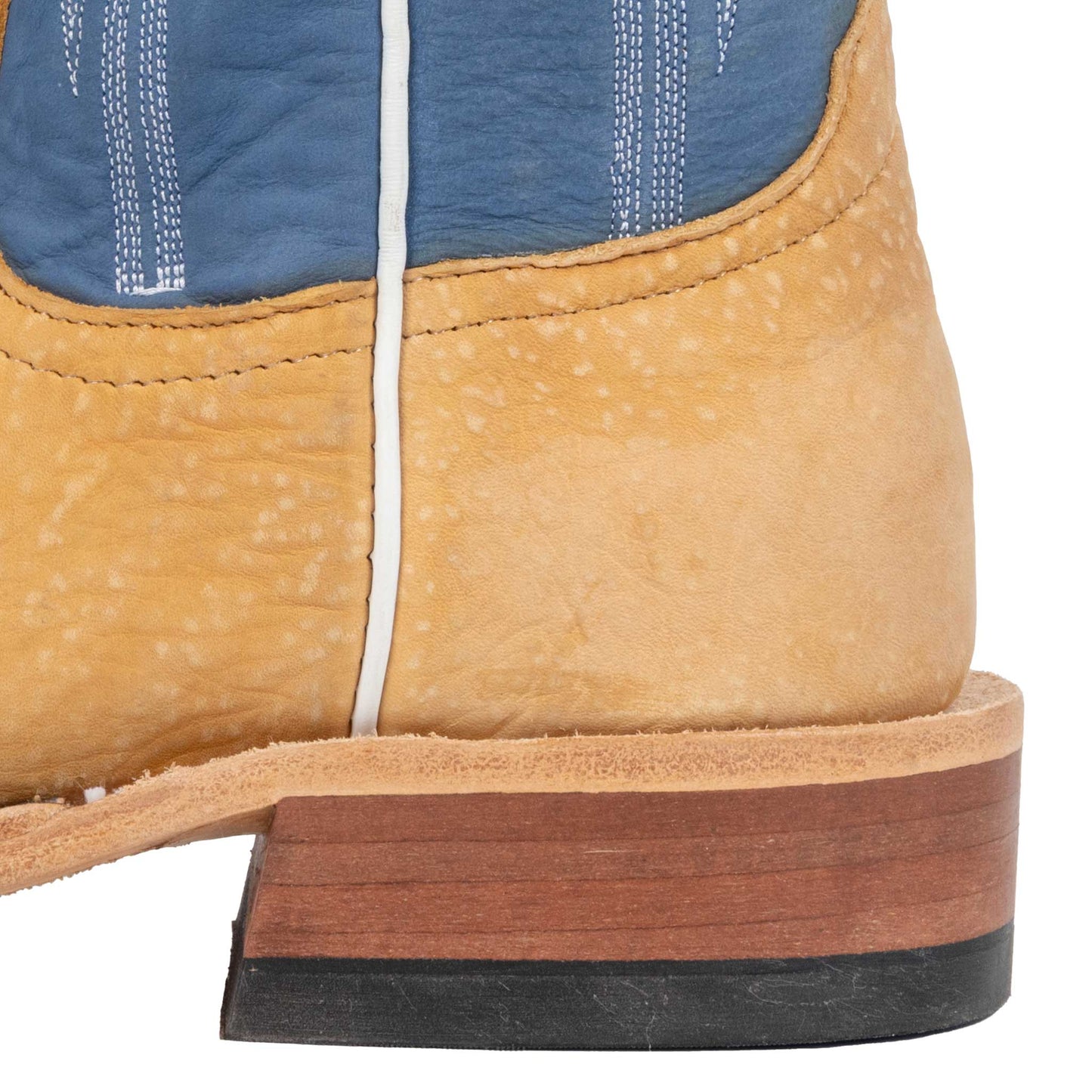 Anderson Bean Men's Tan Washed Shoulder Square Toe Boot