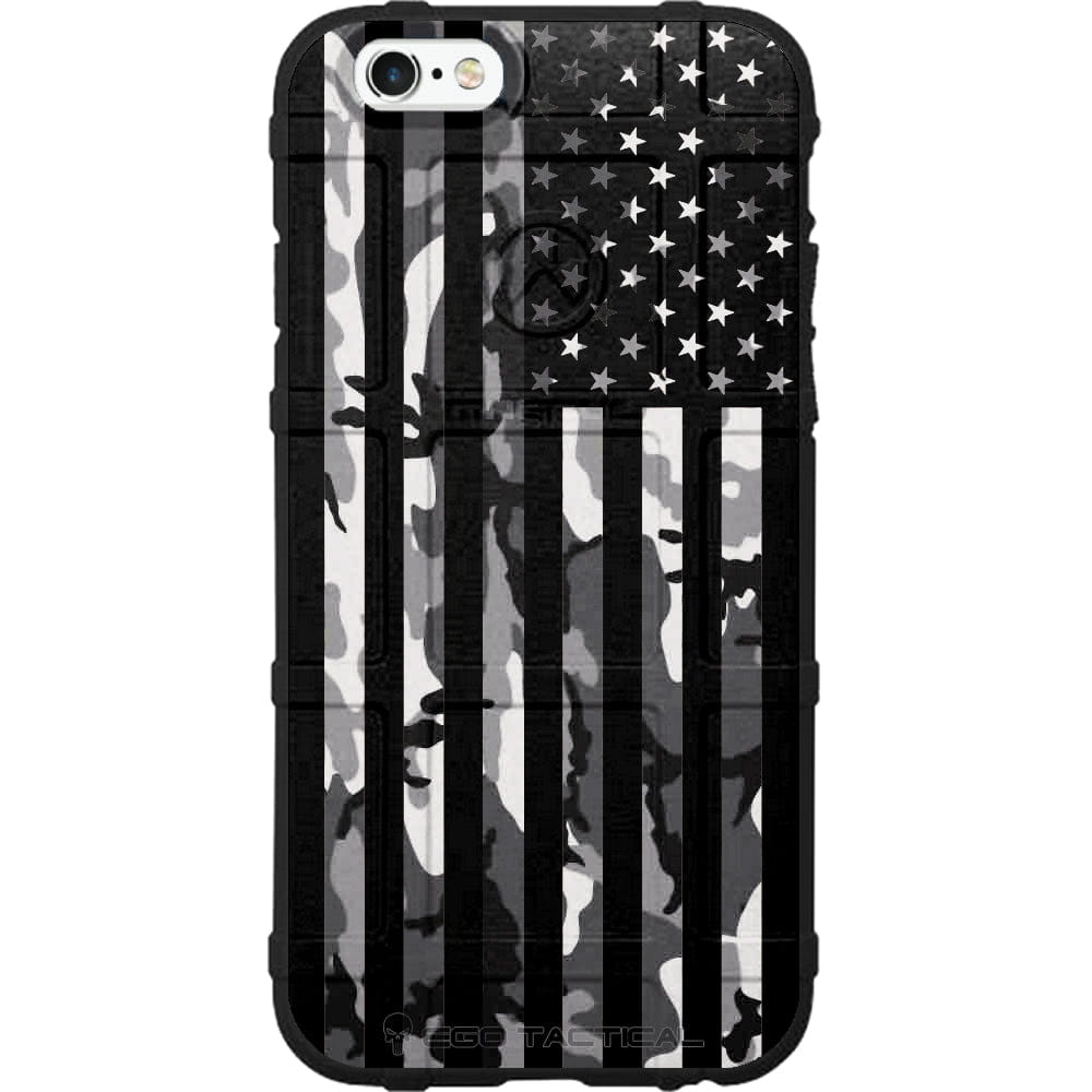 US Military Camouflage All Styles, Subdued US American Flag Custom Printed Case Design for Apple, Samsung, Google & Motorola Phone Models