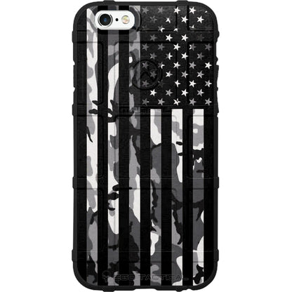 US Military Camouflage All Styles, Subdued US American Flag Custom Printed Case Design for Apple, Samsung, Google & Motorola Phone Models