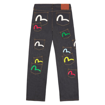 Multi-Pocket Seagull Denim