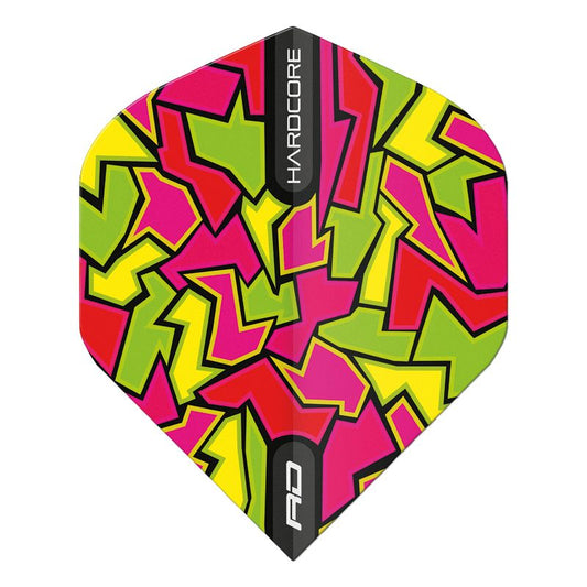 RED DRAGON - Hardcore Radical Red Crackle Dart Flights