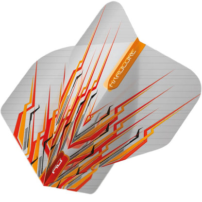 RED DRAGON - Hardcore Orange Mohawk Dart Flights