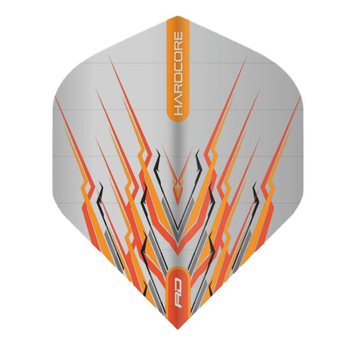 RED DRAGON - Hardcore Orange Mohawk Dart Flights