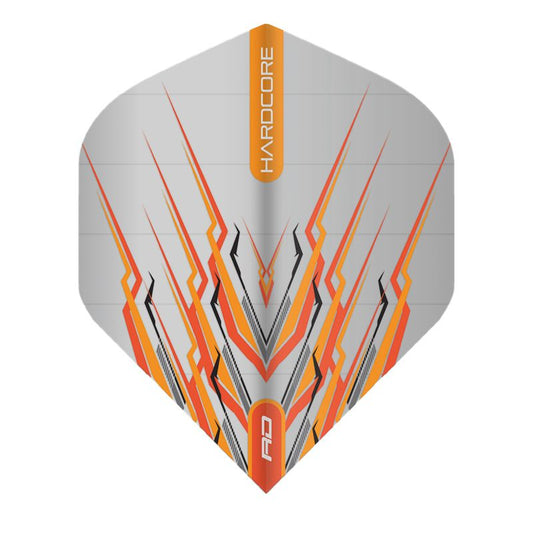 RED DRAGON - Hardcore Orange Mohawk Dart Flights