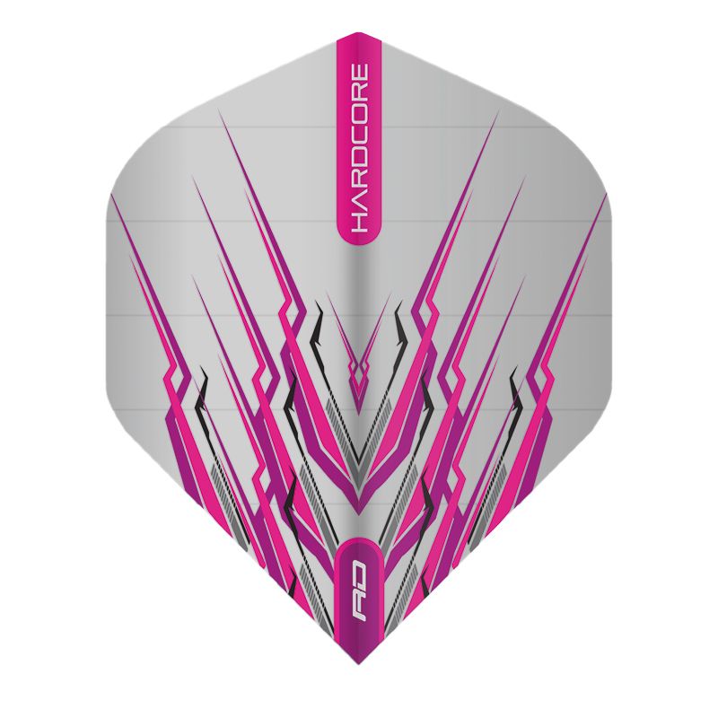 RED DRAGON - Hardcore Pink Mohawk Dart Flights