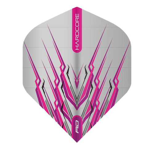 RED DRAGON - Hardcore Pink Mohawk Dart Flights