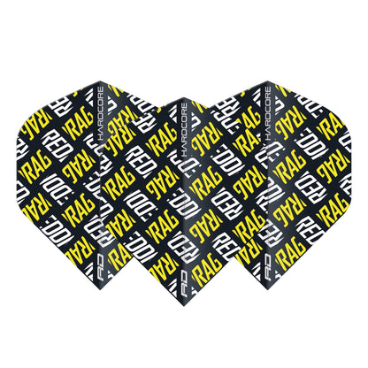 RED DRAGON - Hardcore XT RD Logo Flights - Yellow