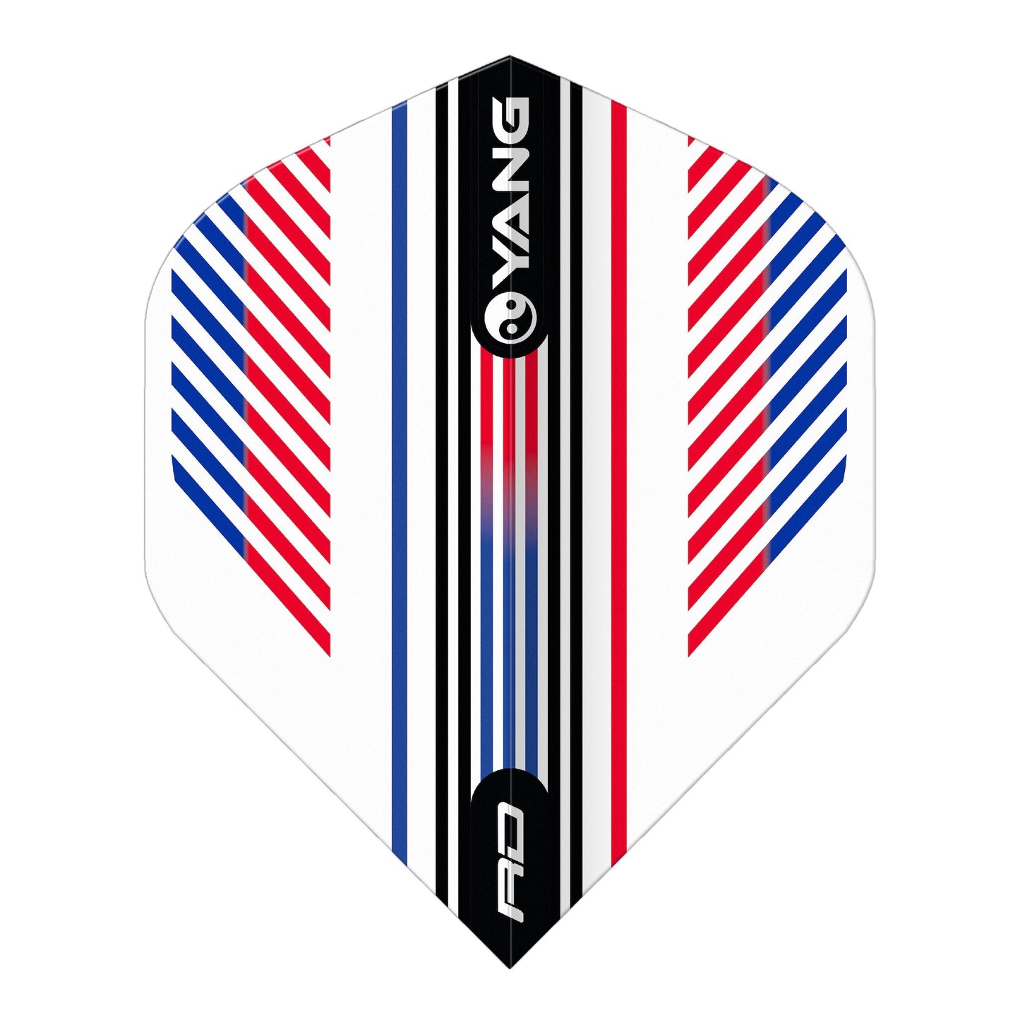 RED DRAGON - Red and Blue Yin Yang Dart Flights - Standard Shape