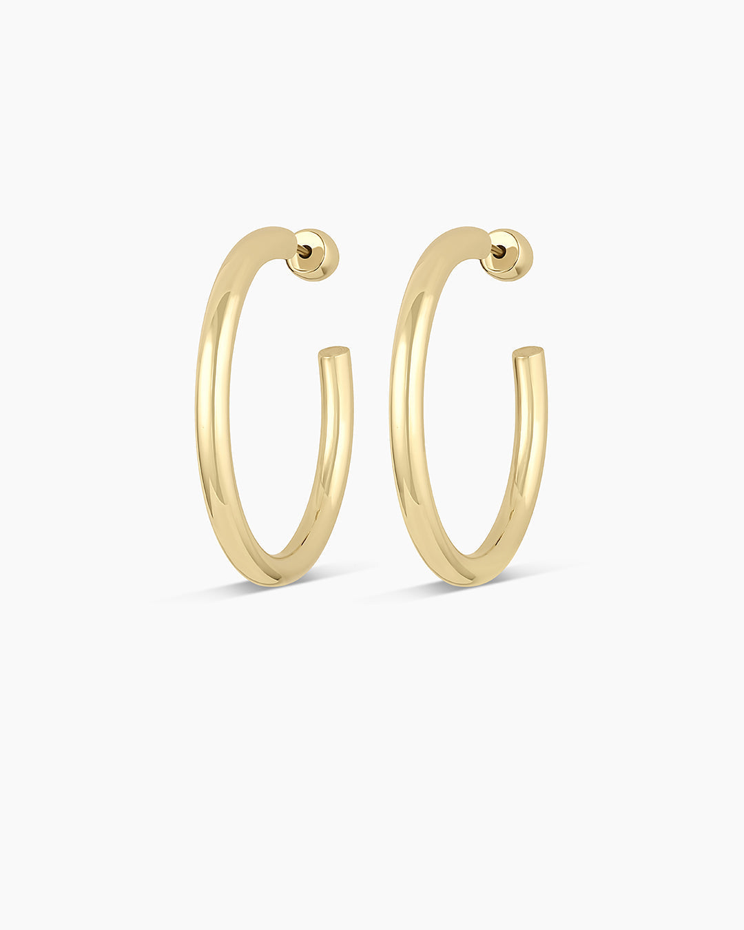 14K Gold Carter Hoops