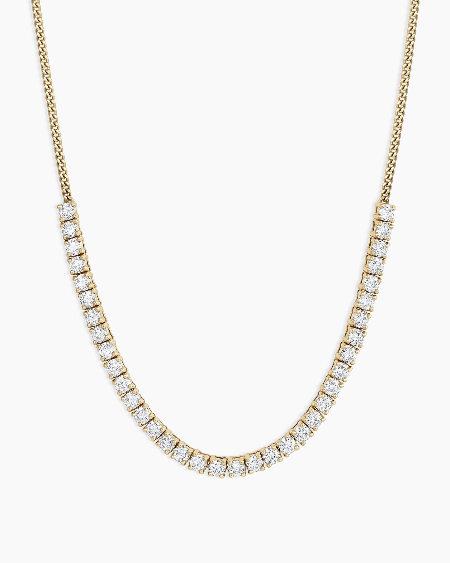 14K Diamond Melbourne Statement Row Necklace
