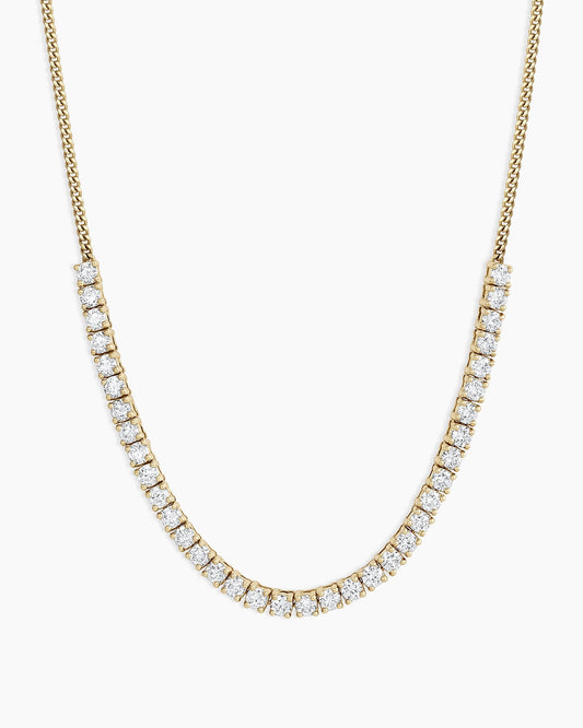 14K Diamond Melbourne Statement Row Necklace