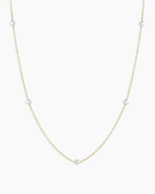 14K Gold Pearl Newport Necklace