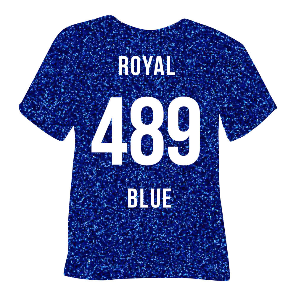 489 Royal Blue POLI-FLEX® PEARL GLITTER HTV