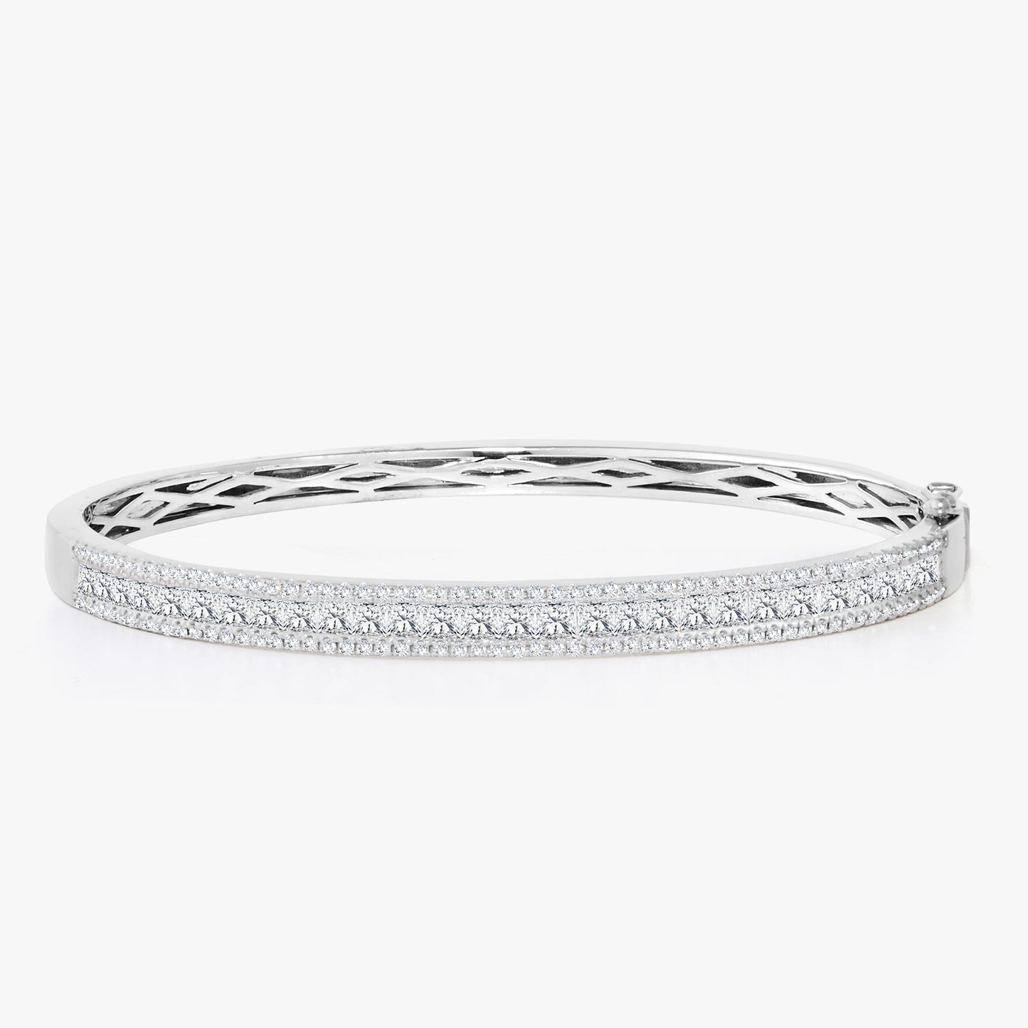 Francine Princess Cut Diamond Bangle 3.30 ctw