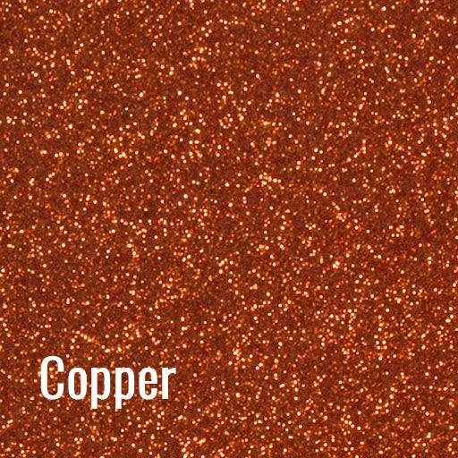 12" Copper - Siser Glitter Heat Transfer Vinyl (HTV)