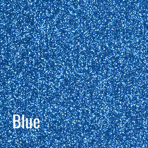 12" Blue - Siser Glitter Heat Transfer Vinyl (HTV)