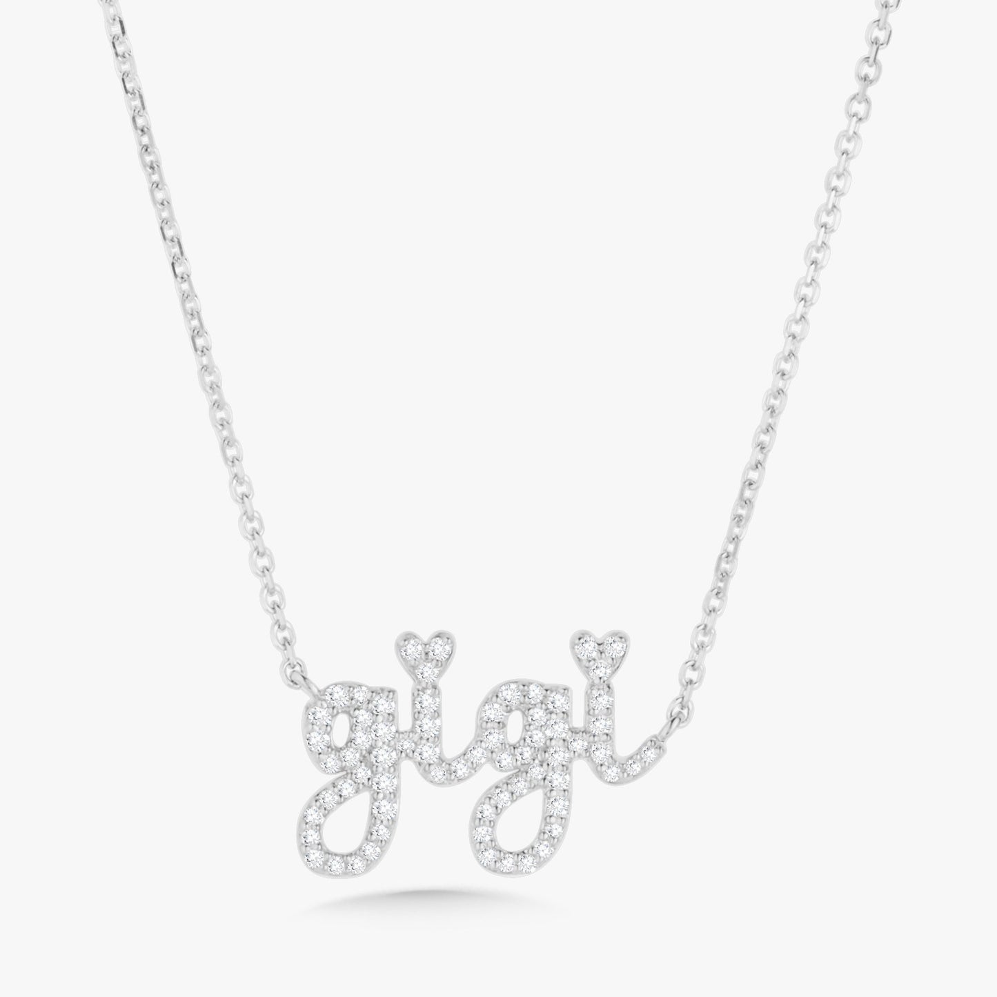 "Gigi" Diamond Grandma Name Necklace