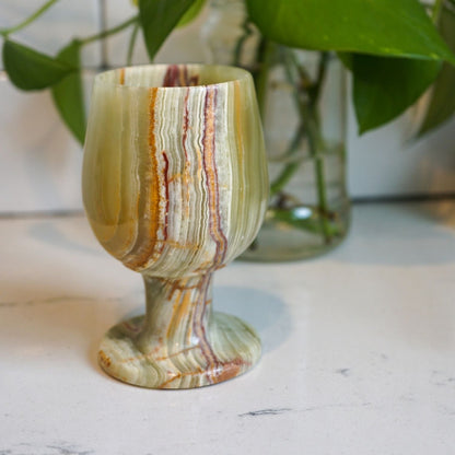 Green Onyx Chalice