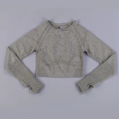 SculptLite Seamless Long Sleeve Crop Top