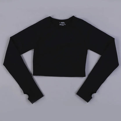 SculptLite Seamless Long Sleeve Crop Top
